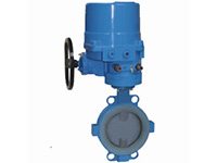 D971Fs electric to clip the full lined fluorine butterfly valve